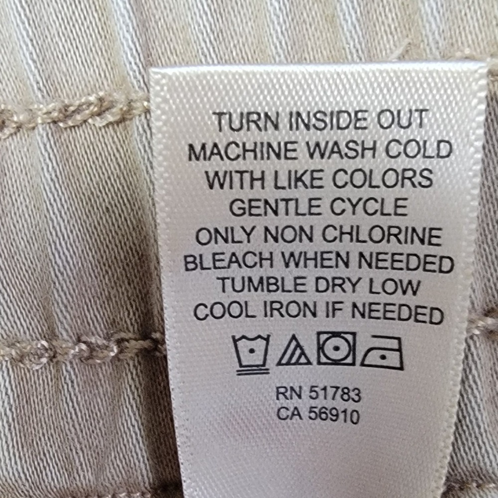Maurices NWT Tapered Pants Womens XXL 16 18 Plus Size Tan High Rise‎ Utility - Picture 8 of 9